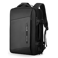 MARK RYDEN Travel Backpack for Men, 38L Airline Approved Carry on Backpack with 17.3 Inch Laptop Compartment and USB Charging Port, Waterproof Business Backpack Ideal for Traveling, Working