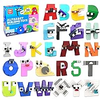 Alphabet Letter Building Set, ABC Educational Learning Activities Toys, Supplies for Preschool and Homeschool Kids Age 6+.(943PCS)