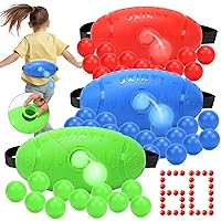 Shaking Swing Balls Party Games,3 Pack Outdoor Carnival Birthday Games for Kids Adult with 60 Balls, Outdoor Indoor Toys for Boys Girls, Carnival Games for Kids Toys
