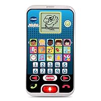 VTech Call and Chat Learning Phone, 0.91 x 3.27 x 5.91 inches, Black & blue