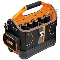 Klein Tools 62202MB MODbox Tool Tote, Part of the MODbox Mobile Workstation, 33 Pockets, Ample Tool Storage, Zipper Pocket for Small Items
