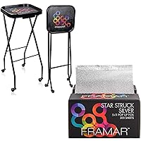 Star Struck Silver Pop Up Hair Foil - Framar Premium Salon Folding Trolley