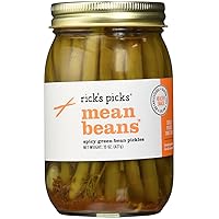 Rick's Picks Mean Beans Spicy Green Bean Pickles, 15 oz