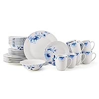 Fitz and Floyd Bloom 32-Piece Dinnerware Set, Service for 8, Bloom Pattern