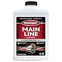 K-97 Main Line Cleaner: Exclusive Bacteria Digests Paper, Fats, and Grease in Sewer and Septic Systems - 32 Ounces, Liquid