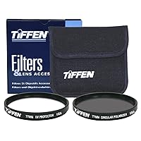 Tiffen 77mm Photo Twin Pack Polarizer And UV Protective Filter