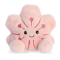 Aurora® Adorable Palm Pals™ Mochi Sakura Flower™ Stuffed Animal - Pocket-Sized Play - Collectable Fun - Pink 5 Inches