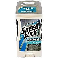 Speed Stick Power Anti-Perspirant Deodorant Unscented 3 oz (022200004916)