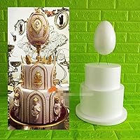 (S Cake Foam Set, Cake Dummy Polystyrene Foam Dummy Cake, Fake Foam Wedding Cake, for Wedding Display Window, Decorating Competition