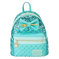 Loungefly Disney The Little Mermaid Sequins Collection Mini-backpack, Amazon Exclusive
