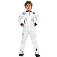 Kid's Astronaut Costume White Astronaut Jumpsuit Costume for Kids