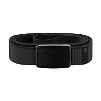 Groove Life Groove Belt Low Profile - Men's Stretch Nylon Belt with Magnetic Aluminum Buckle, Lifetime Coverage