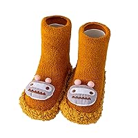 Infant Toddle Footwear Winter Toddler Shoes Soft Bottom Indoor Non Slip Warm Floor Bow Animal Socks Shoes Bi Rite