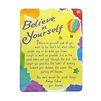 Blue Mountain Arts Encouragement Magnet with Easel Back—Birthday, Graduation, or Christmas Gift for a Son, Daughter, Sister, Brother, or Grandchild, 4.9 x 3.6 Inches (Believe in Yourself)