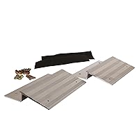 CargoSmart Model 3006, 12” Aluminum Ramp Plate Kit, Create Your Own Ramps to Easily and Safely Load & Unload Your ATVs, Motorcycles, Lawn Equipment, Can Be Used with Trucks, Vans Or Trailers, 2-Pack