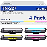 TN227 TN223 High Yield Toner Cartridge Compatible for Brother TN-227 TN 223 for MFC-L3750CDW MFC-L3770CDW HL-L3290CDW HL-L3210CW HL-L3230CDW Printer (4 Pack)