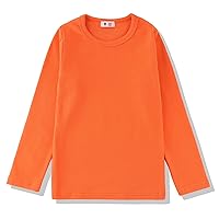 Toddlers Long Sleeve T-Shirt Soft Cotton Top Tees for Girls and Boys 1-Pack