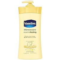 Vaseline Intensive Care Body Lotion, Essential Healing, 20.3 Fl Oz (Pack of 3)