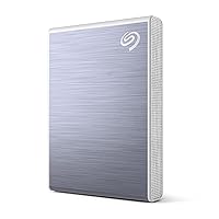 Seagate One Touch SSD 1TB External SSD Portable – Blue, speeds up to 1030MB/s, 6mo Mylio Photo+ subscription, 6mo Dropbox Backup Plan​ and Rescue Services (STKG1000402)