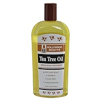 Tea Tree Oil, 16oz Bottle, Hair, Skin & Scalp treatment, Moisturizes dry, itchy scalp, Hair Hot Oil Treatment, Vitamin E & Aloe and a Fungus Fighter