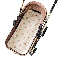 Thickened Cotton Infant Carriage Pad Baby Pram Cushion Multifunctional Cart Mat Shockproof Infant Pushchair Liner Thickened Pushchair Pad