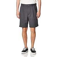 Men's Double Pleat Golf Short with Active Waistband, 9