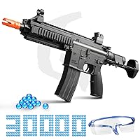 G-SHOTOY Electric M416 Gel Ball Blaster - Automatic Splatter Ball Gun with 30,000 Water Bead Bullets, Milsim Toy Fun Outdoor Activities Gifts for Age 18+