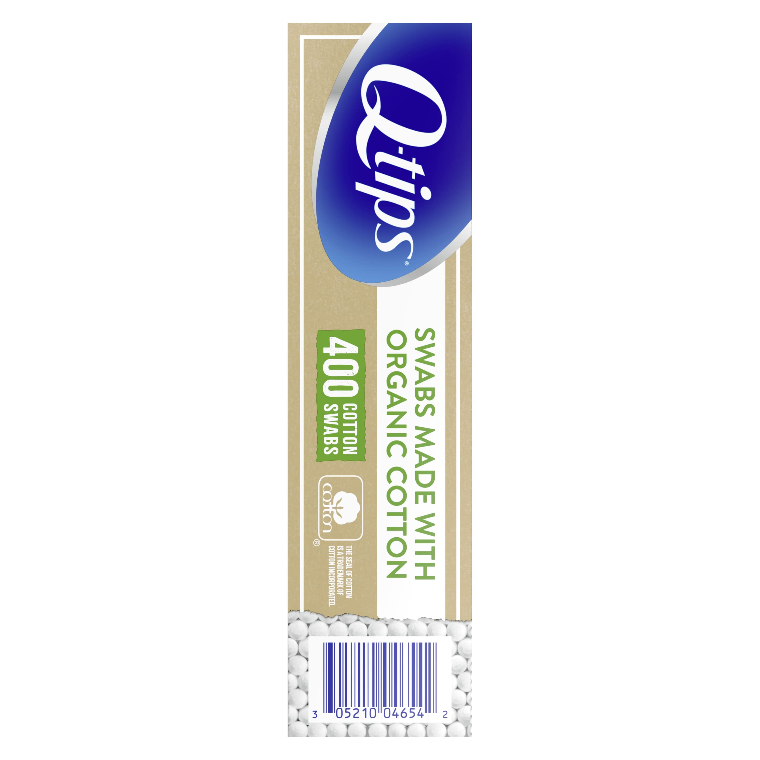 Q-tips Cotton Swabs Organic Swab Ultimate Home and Beauty Tool Made from Organic Cotton, Paper Pack of 1 (4 units)