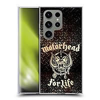 Head Case Designs Officially Licensed Motorhead for Life Key Art Soft Gel Case Compatible with Samsung Galaxy S24 Ultra 5G