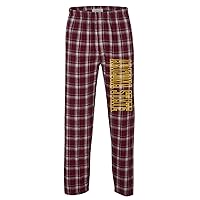 boxercraft Men's NCAA School Graphic Harley Flannel Pant