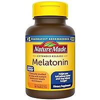 Melatonin 4mg Extended Release Tablets, 100% Drug Free Sleep Aid for Adults, 90 Day Supply, 90 Count (Pack of 1)