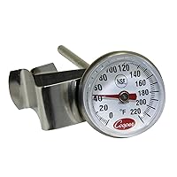 1236-70-1 Bi-Metals Espresso Milk Frothing Thermometer with Clip, 1