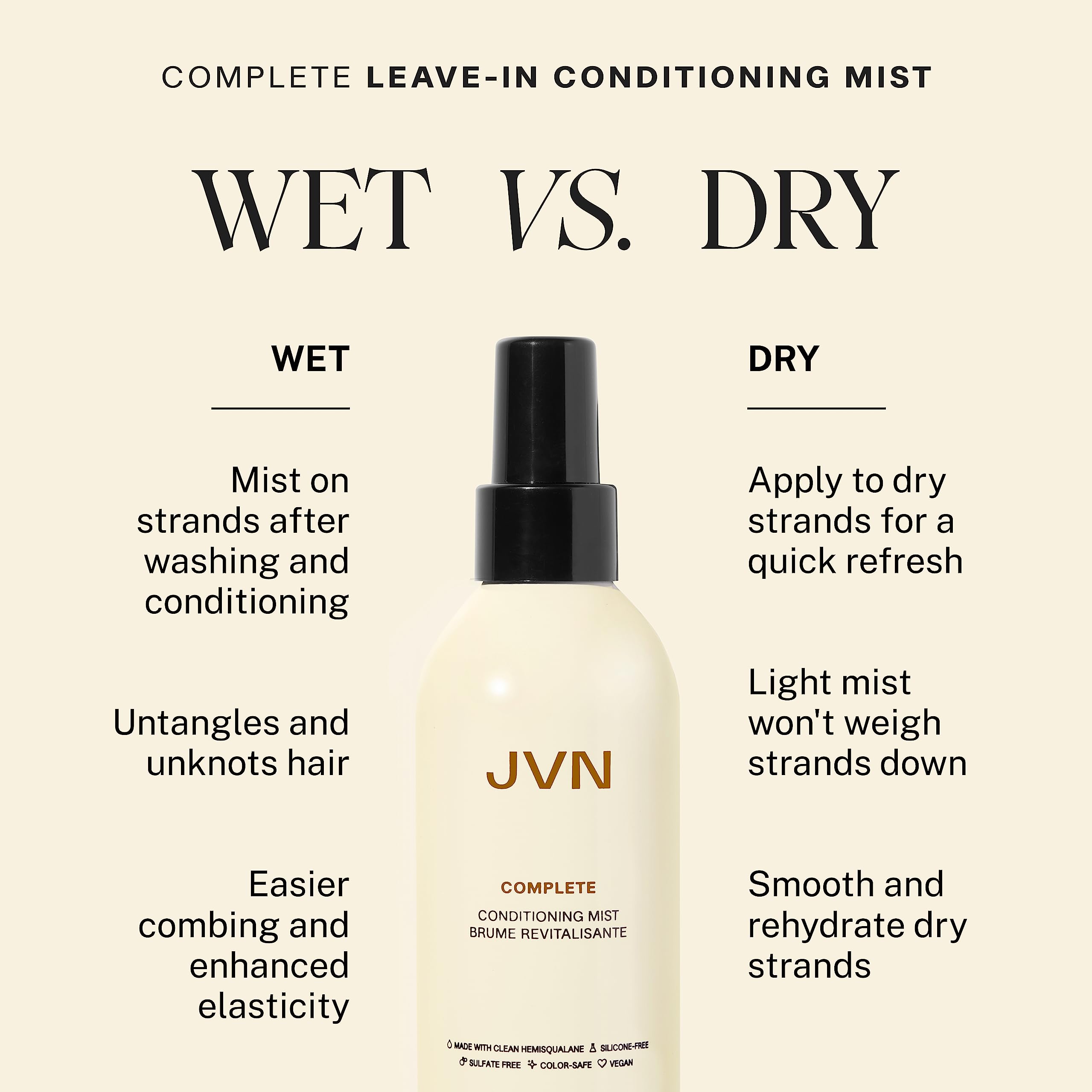JVN Complete Leave-In Conditioning Mist 5 oz / 147 mL