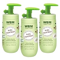 Care Baby Natural Liquid Hand Soap - Honey, Wheatgerm & Organic Olive Oil - 6.8 oz (Pack of 3)