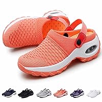 Women's Orthopedic Clogs with Air Cushion Support - Reduce Back, Knee Pressure, Air Cushion Orthopedic Slip on Shoes