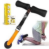 Nordic Hamstring Curl Strap, Nordic Curl Strap Holds 420 Pounds Great for Hamstring Curls, Sit-ups, Spanish Squats, Ab Workout, 5 Second Setup Nordic Curl Strap Home Fitness Equipment