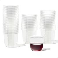 TOSSWARE NATURAL Arc - Plant Based Cups 12 oz - Plastic Alternative Cups for Parties, Bachelorettes, Weddings - Recyclable Clear Cold Cups - Set of 1000, 12oz