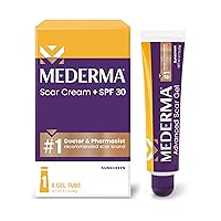 Mederma Scar Cream Plus SPF 30, Sunscreen, Protects from Sun Damage, Reduces the Appearance of Scars, 0.7 Ounce, 20 grams (Packaging May Vary)