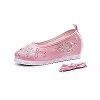 Spring and Autumn Women's Embroidered Cloth Shoes Hanfu Shoes Ancient Costume Stage Shoes Single Shoes
