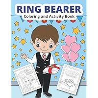 Ring Bearer Coloring and Activity Book: Wedding coloring and activity book for boys