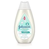 Johnson's CottonTouch Newborn Baby Wash & Shampoo, Made with Real Cotton, 6.8 fl. oz