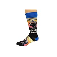 K. Bell Socks Women's Fun Happy Hour Crew Socks-1 Pairs-Cool & Cute Pop Culture Funny Gifts