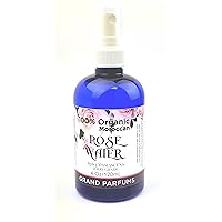 Premium Organic Moroccan Rose Water - 4oz - Imported from Morocco - 100% Pure, No Oils or Alcohol - Rich in Vitamin A & C. Perfect for Reviving, Hydrating & Rejuvenating Your Face & Neck (Food Grade)