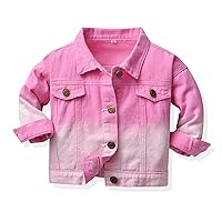 Kids Toddler Baby Girls Boys Autumn Winter Cotton Long Sleeve Jeans Coat Jacket Clothes Jackets for Teen Boys
