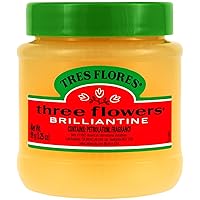 Three Flowers Brilliantine Solid, 3.25-Ounce (Pack of 3)