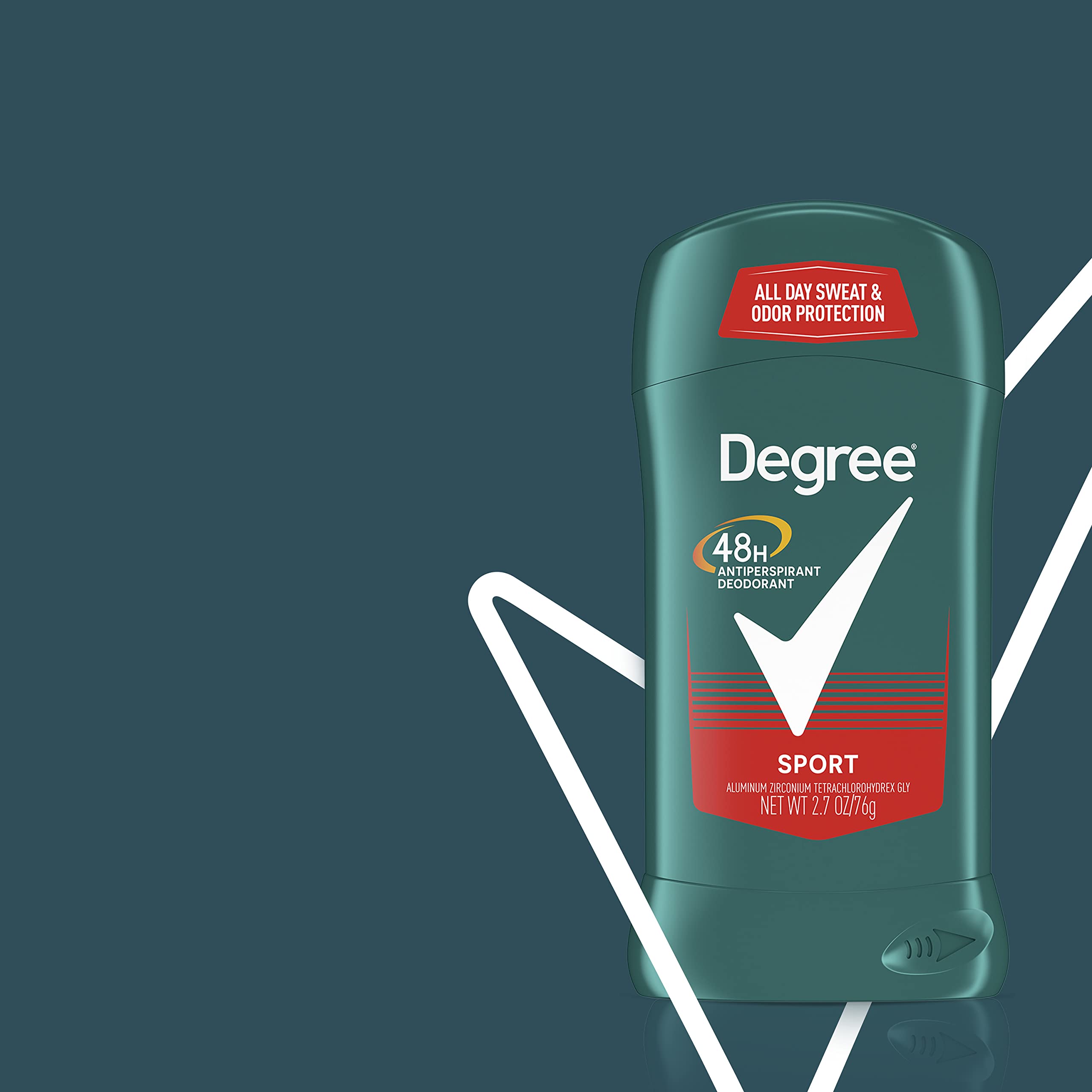 Degree Men Original Protection Antiperspirant Deodorant 48-Hour Sweat and Odor Protection Sport Antiperspirant For Men 2.7 oz, Packaging may vary