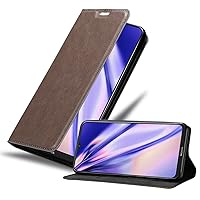 Book Case Compatible with Nokia G10 / G20 in Coffee Brown - with Magnetic Closure, Stand Function and Card Slot - Wallet Etui Cover Pouch PU Leather Flip