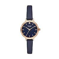 Kate Spade New York Metro Slim Women's Watch with Stainless Steel Bracelet or Leather Band