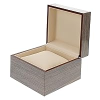 Box Wooden Watch Storage Box Square Pu Container