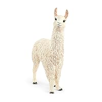 Schleich Farm World Realistic Cute Farm Llama Figurine - Highly Detailed and Durable Farm Animal Figurine for Boys and Girls, Gift for Kids Ages 3+